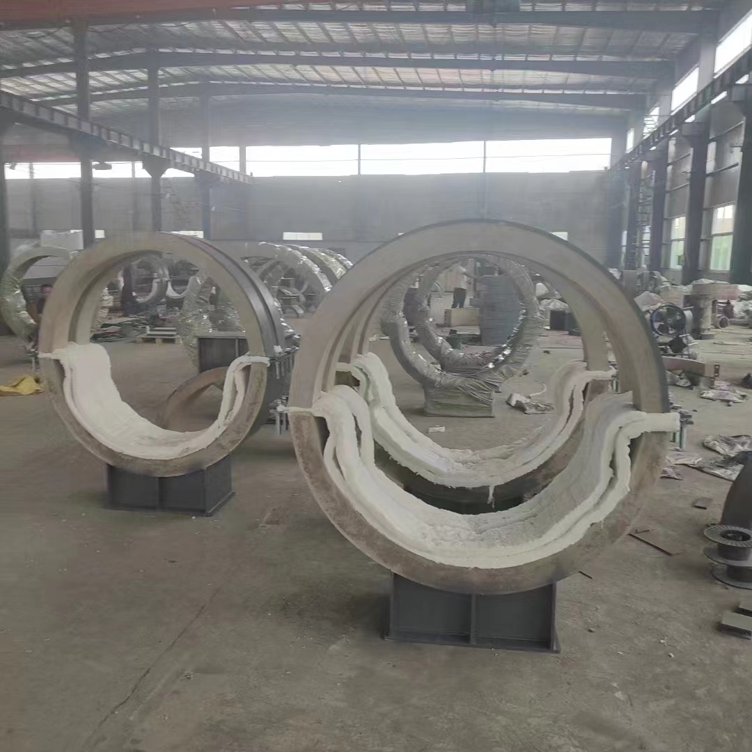 大口徑熱力管道隔熱固定管托成品